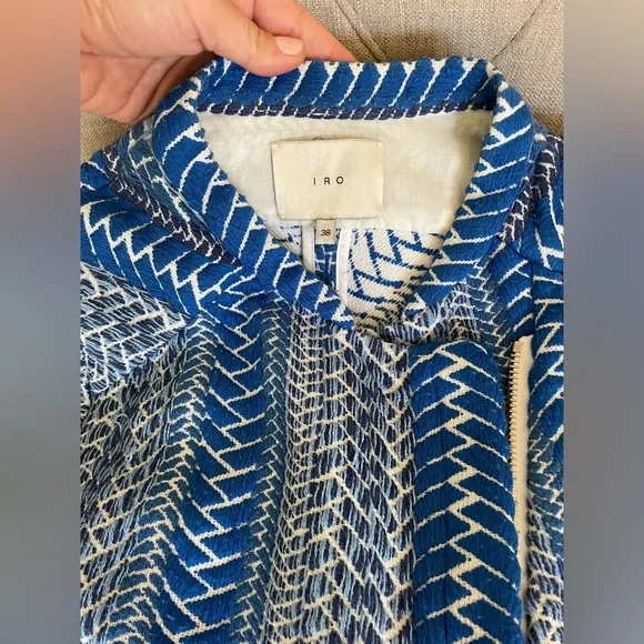 IRO “Osaka” Embroidered Jacket - Size 38 (M) US 6 - Excellent Condition